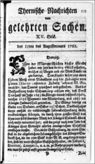 Thornische Nachrichten von Gelehrten Sachen, 1762.08.15 nr 15