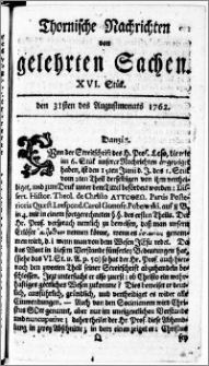 Thornische Nachrichten von Gelehrten Sachen, 1762.08.31 nr 16