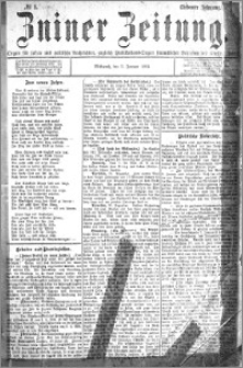 Zniner Zeitung 1894.01.03 R.7 nr 1