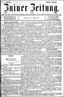 Zniner Zeitung 1894.02.21 R.7 nr 15