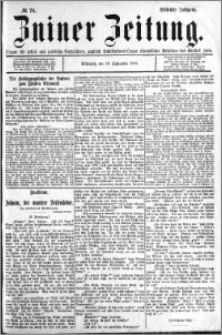Zniner Zeitung 1894.09.19 R.7 nr 74