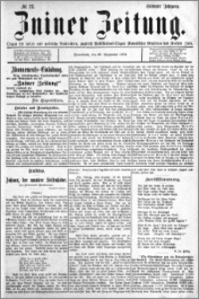 Zniner Zeitung 1894.09.29 R.7 nr 77