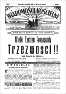 Wiadomości Kościelne : (gazeta kościelna) : dla parafij dekanatu chełmżyńskiego 1933, R. 5, nr 5