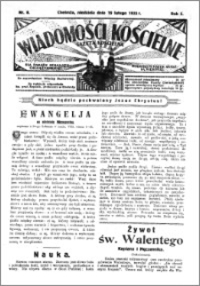 Wiadomości Kościelne : (gazeta kościelna) : dla parafij dekanatu chełmżyńskiego 1933, R. 5, nr 8