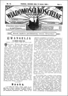Wiadomości Kościelne : (gazeta kościelna) : dla parafij dekanatu chełmżyńskiego 1933, R. 5, nr 12