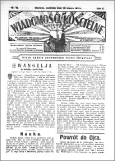 Wiadomości Kościelne : (gazeta kościelna) : dla parafij dekanatu chełmżyńskiego 1933, R. 5, nr 13