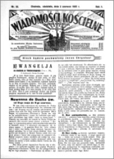 Wiadomości Kościelne : (gazeta kościelna) : dla parafij dekanatu chełmżyńskiego 1935, R. 7, nr 22