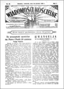 Wiadomości Kościelne : (gazeta kościelna) : dla parafij dekanatu chełmżyńskiego 1935, R. 7, nr 26