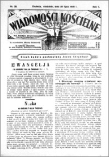Wiadomości Kościelne : (gazeta kościelna) : dla parafij dekanatu chełmżyńskiego 1935, R. 7, nr 30