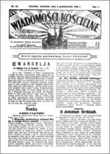 Wiadomości Kościelne : (gazeta kościelna) : dla parafij dekanatu chełmżyńskiego 1935, R. 7, nr 40