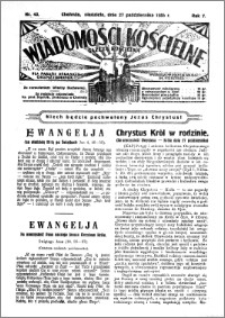 Wiadomości Kościelne : (gazeta kościelna) : dla parafij dekanatu chełmżyńskiego 1935, R. 7, nr 43