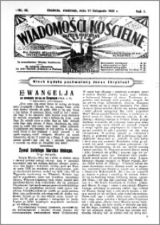 Wiadomości Kościelne : (gazeta kościelna) : dla parafij dekanatu chełmżyńskiego 1935, R. 7, nr 46