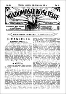 Wiadomości Kościelne : (gazeta kościelna) : dla parafij dekanatu chełmżyńskiego 1935, R. 7, nr 50