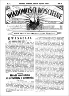 Wiadomości Kościelne : (gazeta kościelna) : dla parafij dekanatu chełmżyńskiego 1936, R. 8, nr 4