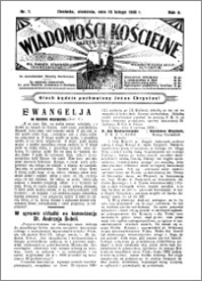 Wiadomości Kościelne : (gazeta kościelna) : dla parafij dekanatu chełmżyńskiego 1936, R. 8, nr 7