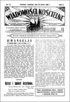 Wiadomości Kościelne : (gazeta kościelna) : dla parafij dekanatu chełmżyńskiego 1936, R. 8, nr 13