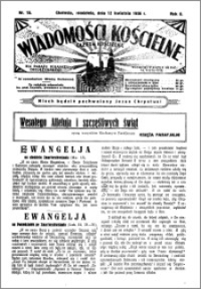 Wiadomości Kościelne : (gazeta kościelna) : dla parafij dekanatu chełmżyńskiego 1936, R. 8, nr 15