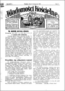 Wiadomości Kościelne : przy kościele św. Jana 1930-1931, R. 2, nr 1
