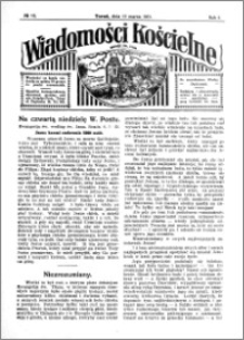 Wiadomości Kościelne : przy kościele św. Jana 1930-1931, R. 2, nr 16