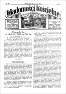 Wiadomości Kościelne : przy kościele św. Jana 1930-1931, R. 2, nr 44