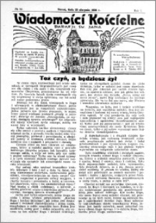 Wiadomości Kościelne : przy kościele św. Jana 1935-1936, R. 7, nr 39