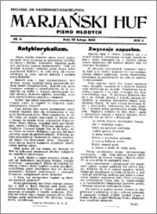 Marjański Huf 1936, R. 2, nr 9