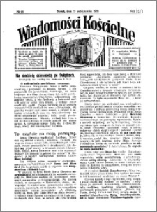 Wiadomości Kościelne : przy kościele N. Marji Panny 1929-1930, R. 1, nr 46