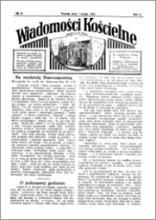 Wiadomości Kościelne : przy kościele N. Marji Panny 1930-1931, R. 2, nr 10