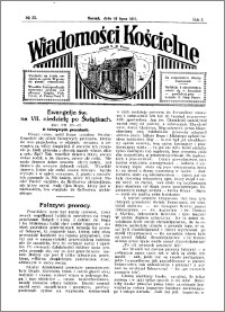 Wiadomości Kościelne : przy kościele N. Marji Panny 1930-1931, R. 2, nr 33