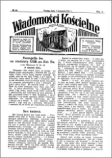 Wiadomości Kościelne : przy kościele N. Marji Panny 1930-1931, R. 2, nr 49