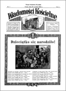 Wiadomości Kościelne : przy kościele N. Marji Panny 1932-1933, R. 4, nr 5