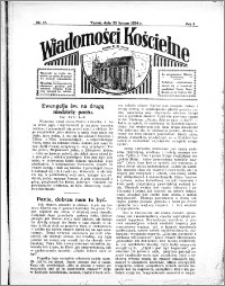 Wiadomości Kościelne : przy kościele N. Marji Panny 1933-1934, R. 5, nr 13