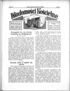 Wiadomości Kościelne : przy kościele N. Marji Panny 1933-1934, R. 5, nr 21