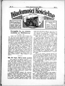 Wiadomości Kościelne : przy kościele N. Marji Panny 1933-1934, R. 5, nr 22