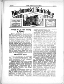 Wiadomości Kościelne : przy kościele N. Marji Panny 1933-1934, R. 5, nr 28