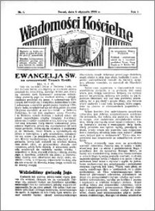 Wiadomości Kościelne : przy kościele N. Marji Panny 1934-1935, R. 6, nr 6