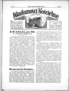 Wiadomości Kościelne : przy kościele N. Marji Panny 1934-1935, R. 6, nr 13