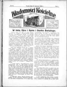 Wiadomości Kościelne : przy kościele N. Marji Panny 1934-1935, R. 6, nr 29