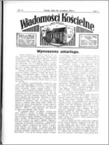 Wiadomości Kościelne : przy kościele N. Marji Panny 1934-1935, R. 6, nr 43