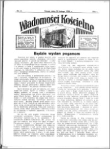 Wiadomości Kościelne : przy kościele N. Marji Panny 1935-1936, R. 7, nr 13