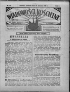 Wiadomości Kościelne : (gazeta kościelna) : dla parafij dekanatu chełmżyńskiego 1930, R. 2, nr 35