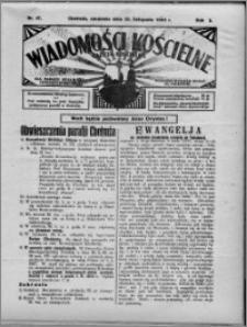 Wiadomości Kościelne : (gazeta kościelna) : dla parafij dekanatu chełmżyńskiego 1930, R. 2, nr 47