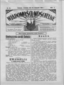 Wiadomości Kościelne : (gazeta kościelna) : dla parafij dekanatu chełmżyńskiego 1930, R. 2, nr 48