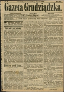 Gazeta Grudziądzka 1907.01.17 R.14 nr 8 + dodatek