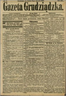 Gazeta Grudziądzka 1907.01.19 R.14 nr 9 + dodatek