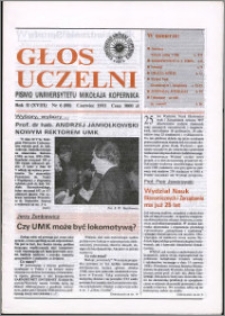 Głos Uczelni : pismo Uniwersytetu Mikołaja Kopernika R. 2=18 nr 6 (1993)