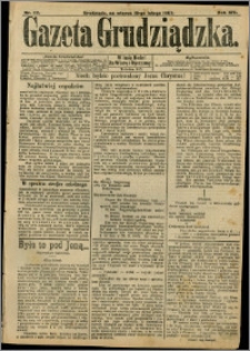 Gazeta Grudziądzka 1907.02.19 R.14 nr 22 + dodatki