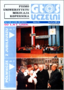 Głos Uczelni : pismo Uniwersytetu Mikołaja Kopernika R. 4=20 nr 3 (1995)