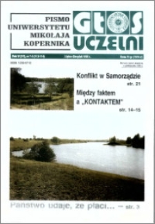 Głos Uczelni : pismo Uniwersytetu Mikołaja Kopernika R. 4=20 nr 7 (1995)