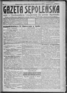 Gazeta Sępoleńska 1927, R. 1, nr 1